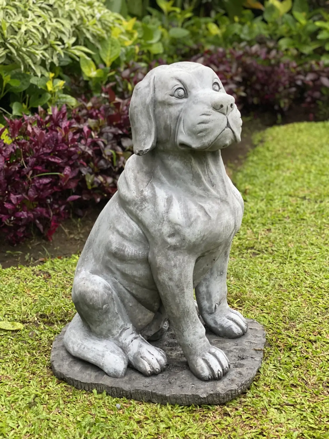 Artikelbild 1 des Artikels “Henry - Hund, sitzend, 65 cm H | Steinguss “